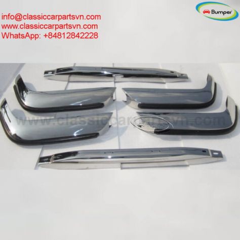 Volvo P1800 S/ES bumper (1963–1973) by stainless steel new - Foto 2