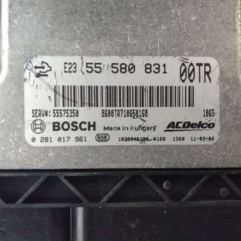 Centralina motore Bosch Opel Corsa D 1.3Mjet 95cv 0281017961 55580831 EDC17C18 - Foto 7