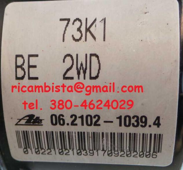 Suzuki Swift gruppo pompa ABS 73K1 2WD 06.2102-1039.4 06.2109-5232.3 - Foto 2