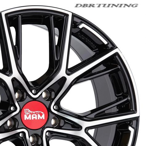 Cerchi in lega 19 MAM B4 Black Pol Bmw Mini - Foto 3