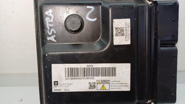 CENTRALINA MOTORE OPEL Astra J 55577647/MB275800-8884 A17DTJ diesel 1686 (09) - Foto 2