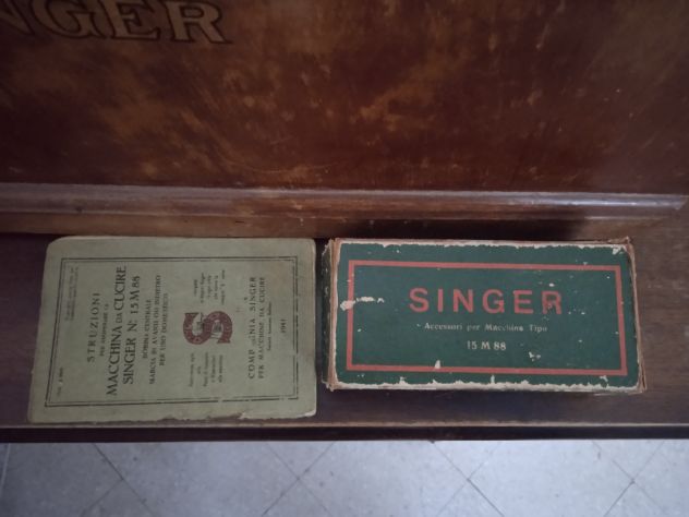 Macchina da cucire Singer 15M88 del 1941 PERFETTA - Foto 4