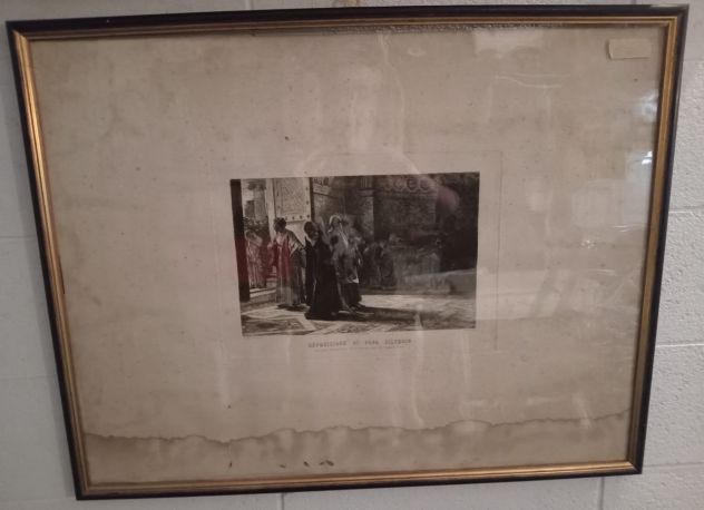 STAMPA CON CORNICE DI ANTIQUARIATO - Foto 3