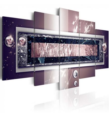 Quadro Con 3 Sfere - Omega - 100x50 E 200x100 ARREDALACASA