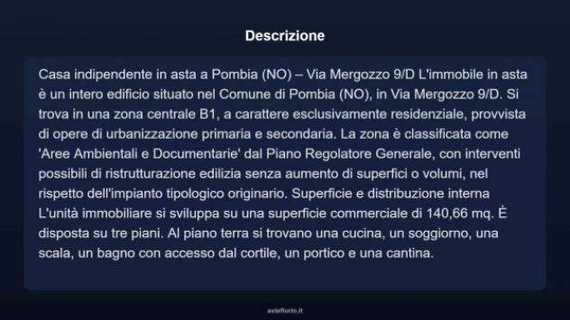 Immobile in asta di 140 m² con più di 5 locali in vendita a Pombia - Foto 4