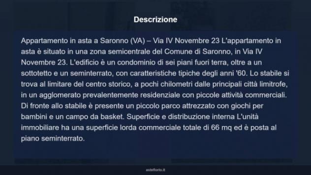 Immobile in asta di 66 m² in vendita a Saronno - Foto 17
