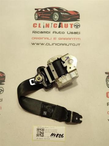 CINTURA DI SICUREZZA POSTERIORE SX FORD Fiesta 6° Serie 8V51-A611B69-AF RTJB (0817)