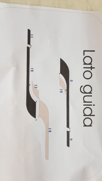 adesivi per furgone citroen jumper o equivalenti nero e rame come in foto 4 lati - Foto 2