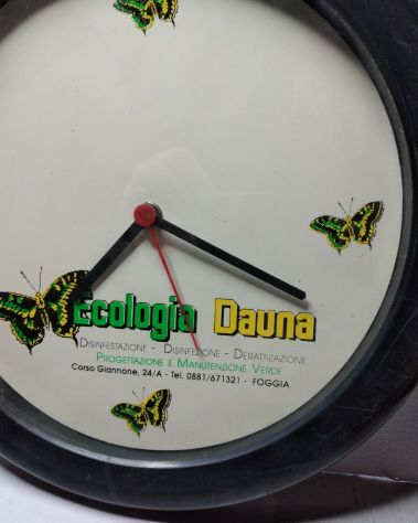 OROLOGIO DA PARETE PUBBLICITARIO EPOCA ANNI 90 - Foto 4