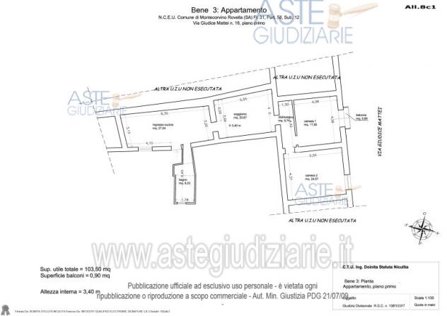 IMMOBILI-IMMOBILE RESIDENZIALE-Via Giudice Mattei n. 16 - Foto 10