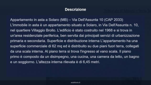 Immobile in asta di 62 m², box auto in vendita a Solaro - Foto 17