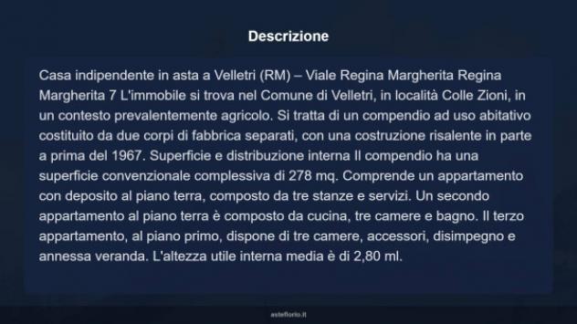 Immobile in asta di 278 m² in vendita a Velletri - Foto 8