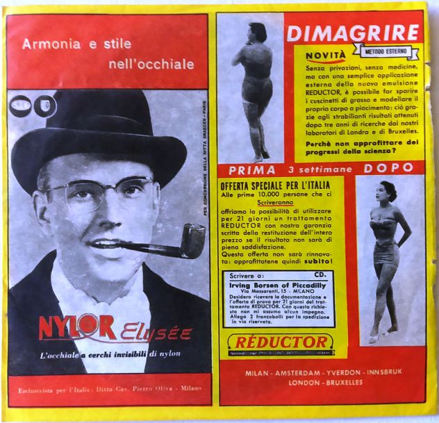 4 Flexi-disc -Inserti aIla Rivista Il Musichiere con pubblicità diverse-1959 - Foto 4