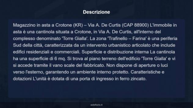 Immobile in asta di 6 m² in vendita a Crotone - Foto 8
