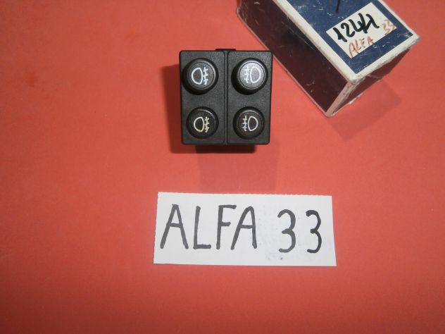 Interruttore pulsante fendinebbia retronebbia Alfa 33 SIPEA 1244 "NUOVO"