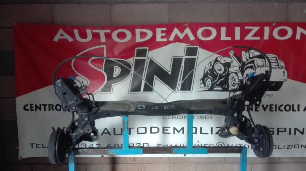 Ponte posteriore Citroen C3 1.2 del 2015