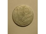 MONETA DA 10 LIRE DEL 1951 MANCA E FIRMA E (R) DI ROMA GIRATA DI 90° CIRCA .-
