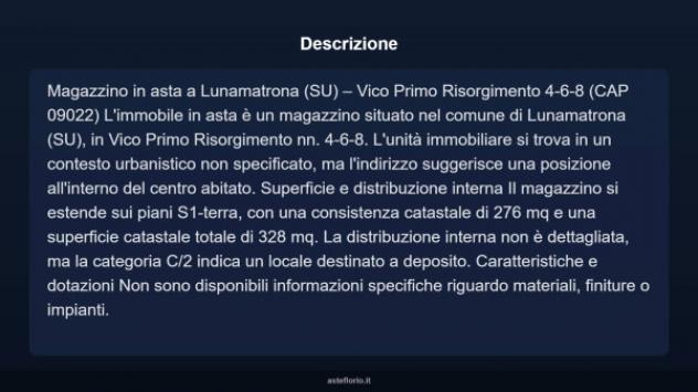 Immobile in asta di 276 m² in vendita a Lunamatrona - Foto 10