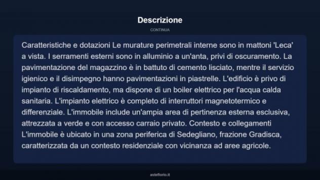 Immobile in asta di 148 m² in vendita a Sedegliano - Foto 9