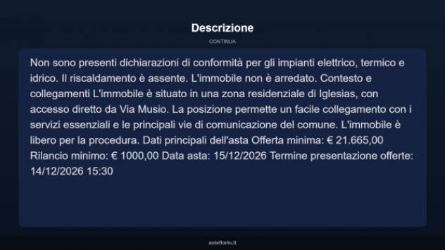Immobile in asta di 50 m² in vendita a Iglesias - Foto 6