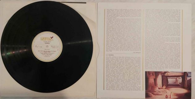 DISCO LP 33 GIRI "I GIOIELLI DELLA LIRICA" VINCENZO BELLINI NORMA PAGINE SCELTE - Foto 2
