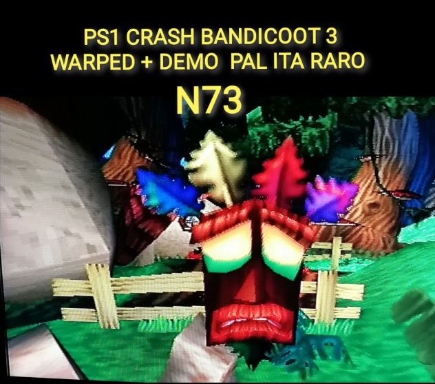 PS1 CRASH BANDICOOT 3 WARPED + DEMO  PAL ITA RARO - Foto 4