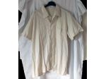 CAMICIA UOMO SENZA MANICHE SCHOSTAL tg V cotone 100%.