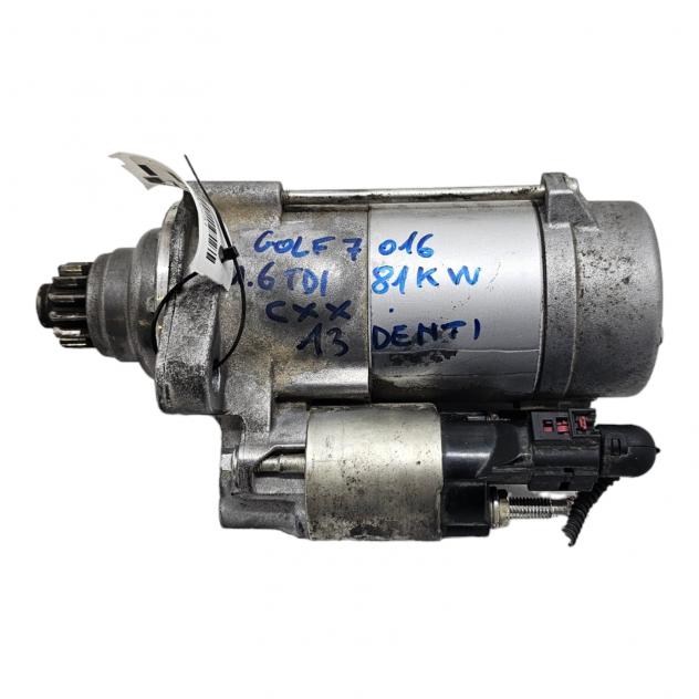 MOTORINO D' AVVIAMENTO VOLKSWAGEN Golf 7 Berlina 02Z911024B CRKB, CXXB, DBKA Diesel 1600 (12) - Foto 5