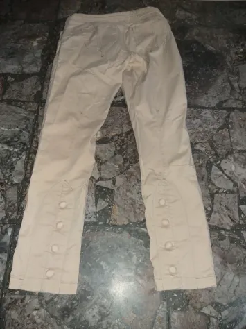 lotto vestiti donna taglia 44. 1 pantalone beige tag 44 2 maglie intime lana 100 - Foto 2
