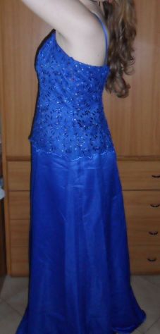 Vestito donna sera blu long dress woman corsetto - Foto 2