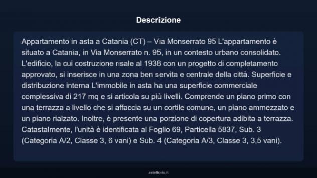 Immobile in asta di 217 m² con più di 5 locali in vendita a Catania - Foto 12