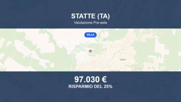 Immobile in asta di 281 m² con più di 5 locali e box auto in vendita a Statte