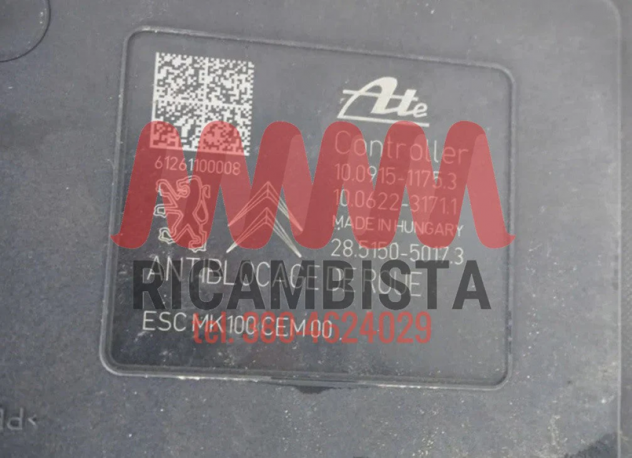 9803388980 Peugeot 208 1.6 gruppo pompa ABS Euro 230 - Foto 2