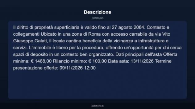 Immobile in asta di 10 m² in vendita a Roma - Foto 5