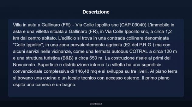 Immobile in asta di 146 m² in vendita a Gallinaro - Foto 5