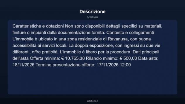 Immobile in asta di 73 m² con più di 5 locali in vendita a Ravanusa - Foto 4