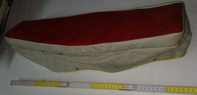 Copertura sella bianco rosso stesino