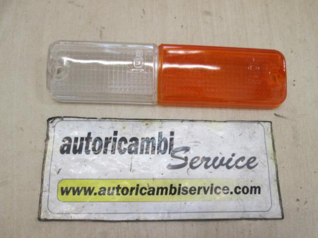 11.141.133 VETRO TRASPARENTE FANALINO FRECCIA INDICATORE DI DIREZIONE ANTERIORE SINISTRO ARIC FIAT 127 900 B CL (SECONDA SERIE) RICAMBIO NUOVO