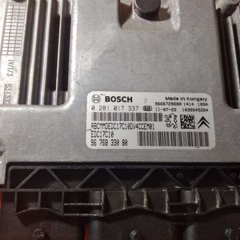CENTRALINA MOTORE CITROEN C3 1.4 HDI 2012 - 9676833080 / 0281017337 / 966672968 - Foto 4