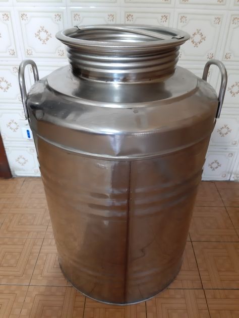 Contenitore olio in acciaio 50 litri