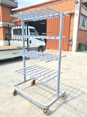carrelli zincati per speck appeso usati