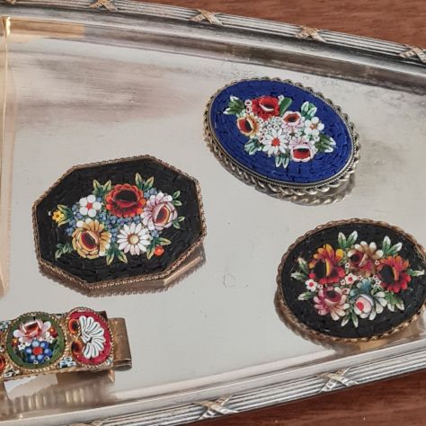 Collezioni di MICROMOSAICI antichi e vintage formata da - Foto 5