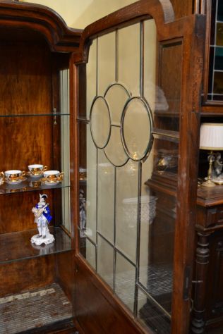 Antica cristalliera stile Chippendale primi del 900 - Foto 6