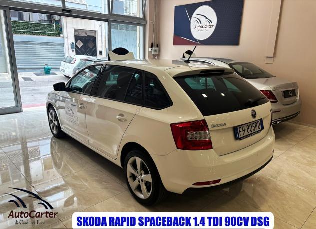 Skoda Rapid 1.4 TDI 90CV AUTOMATICA COME NUOVA - Foto 6