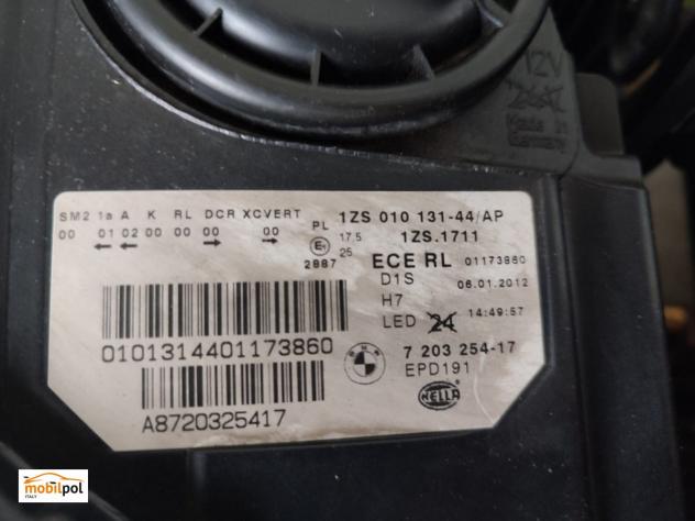 BMW 5 F10 11 Fari paraurti cintura cofano anteriore 12194 - Foto 9