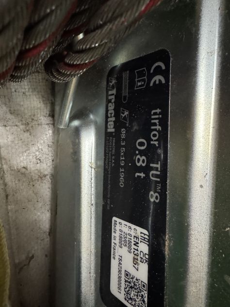 TIRFOR FORESTALE PORTATILE TU8M - Foto 3