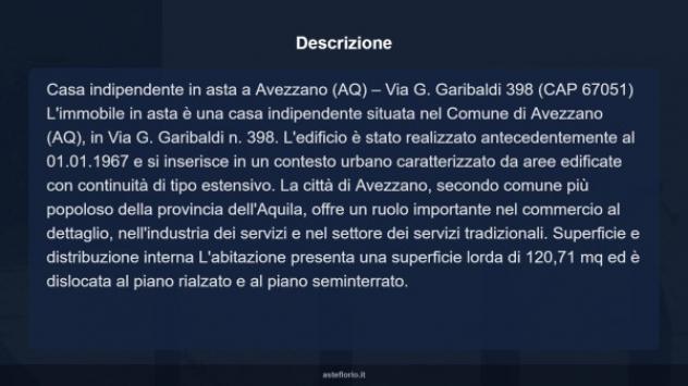 Immobile in asta di 120 m² con più di 5 locali in vendita a Avezzano - Foto 9