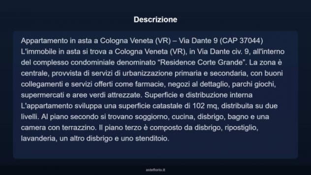 Immobile in asta di 102 m², box auto in vendita a Cologna Veneta - Foto 4