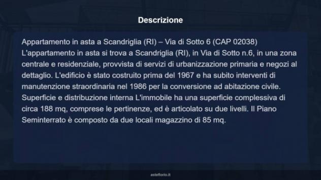 Immobile in asta di 188 m² in vendita a Scandriglia - Foto 13