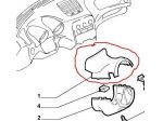 Carter Riparo Superiore Piantone Sterzo Alfa Romeo 156 156016227
